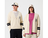 Svetr New Era - MLB Knit Cardigan - NY Yankees - Cream