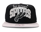Kšiltovka Mitchell & Ness Team Arch 2 Tone Snapback San Antonio Spurs Black / Grey