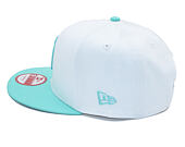 Kšiltovka New Era New York Yankees White/Blue Pop Leabas Snapback
