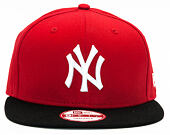 Kšiltovka New Era 9FIFTY Cotton Block New York Yankees Snapback Scarlet / Black