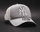 Kšiltovka New Era Clean Trucker New York Yankees Gray/White Snapback