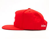 Kšiltovka Snapbacks.cz Classic Red Vibration ÓČKO Snapback