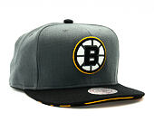 Kšiltovka Mitchell & Ness Team Vivid Boston Bruins Grey Snapback