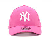 Dětská Kšiltovka New Era League Basic New York Yankees Pink 9FORTY Child Strapback