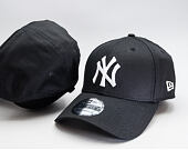 Kšiltovka New Era - 39THIRTY League Basic - NY Yankees - Black / White
