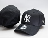 Kšiltovka New Era League Basic New York Yankees Black/White 39THIRTY Stretchfit