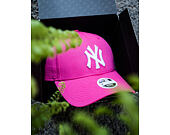 Dámská Kšiltovka New Era Fashion Essential New York Yankees Pink/White 9FORTY Strapback