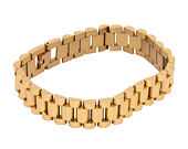 Pozlacený náramek King Ice Gold Rolex Link Bracelet