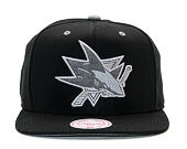 Kšiltovka Mitchell & Ness Grey Tonal Logo San Jose Sharks Snapback