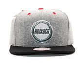 Kšiltovka Mitchell & Ness Greyton Houston Rockets Grey/Black Snapback