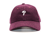 Kšiltovka New Era Melton Mini Classic Philadelphia Phillies Maroon 9TWENTY Strapback