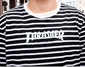 Triko s Dlouhým Rukávem HUF Thrasher Stripe Black