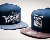 Kšiltovka Mitchell & Ness Melange Infill Cleveland Cavaliers Navy Snapback