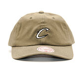 Kšiltovka Mitchell & Ness Morbido Slouch Cleveland Cavaliers Khaki Strapback