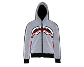 Oboustranná péřová zimní bunda Sprayground 3M Shark Mouth Reversible Black