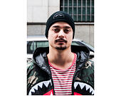 Oboustranná péřová zimní bunda Sprayground Shark Mouth Reversible Camo