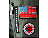 Bunda Sprayground Army Patches Parka Green