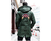 Bunda Sprayground Army Patches Parka Green