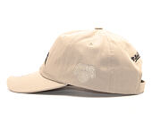 Kšiltovka Mitchell & Ness Rock Font Dad Hat New York Knicks Khaki Strapback