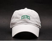 Kšiltovka New Era Unstructured Boston Celtics 9FORTY White Strapback