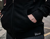 Mikina S Kapucí Pink Dolphin Rare Air Zip Up Black