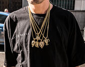 Pozlacený Řetízek na krk King Ice The 14K Gold Harley Quinn Necklace from Suicide Squad