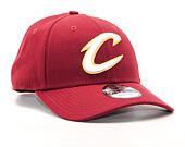 Kšiltovka New Era The League Cleveland Cavaliers White C Logo 9FORTY Official Team Colors Strapback
