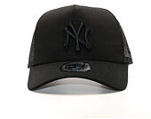 Kšiltovka New Era Essential New York Yankees 9FORTY TRUCKER Black/Black Snapback