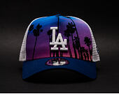 Kšiltovka New Era West Coast Print Los Angeles Dodgers 9FORTY TRUCKER Navy Snapback