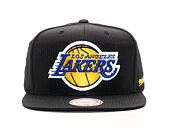 Kšiltovka Mitchell & Ness Ripstop Honeycomb Los Angeles Lakers Black Snapback