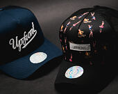 Kšiltovka UPFRONT Pin-Up Vinyl Baseball Trucker Black Snapback