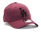 Kšiltovka New Era League Essential Los Angeles Dodgers 9FORTY Maroon/Black Strapback