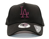Kšiltovka New Era Jersey Tech A-Frame Los Angeles Dodgers 9FORTY Black Maroon Snapback
