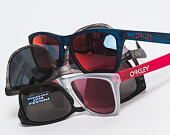Sluneční Brýle Oakley Frogskins Matte Clear/Matte Transparent Pink/Torch Iridium OO9013-B355