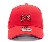 Dětská Kšiltovka New Era Jr Disney Minnie Mouse 9FORTY Youth Scarlet Strapback