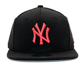 Kšiltovka New Era Jersey Pop New York Yankees 9FIFTY Black/Lava Red Clipback