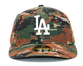 Kšiltovka New Era Diamond Era Los Angeles Dodgers 59FIFTY Woodland Camo