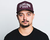 Kšiltovka New Era Felt Script Cleveland Cavaliers 9FIFTY Maroon/White Snapback