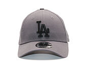 Dámská Kšiltovka New Era League Essential Los Angeles Dodgers 9FORTY Grey Heather/Black Strapback