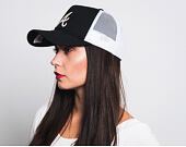 Dámská Kšiltovka New Era Essential Trucker Atlanta Braves 9FORTY Black/Silver Wing Snapback