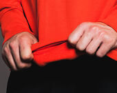 Mikina S Kapucí New Era Premium Classics Fleece Po Hoody Orange