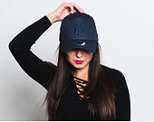 Kšiltovka New Era League Essential A Frame New York Yankees 9FORTY Night Shift Navy/Grey Heather Sna