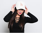 Damská Kšiltovka New Era Melton 9FORTY A-Frame Los Angeles Dodgers Satin/Gold Snapback