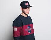 Mikina New Era World Hood Crew Night Shift Navy/Cardinal