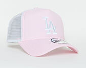 Kšiltovka New Era Oxford A Frame Trucker Los Angeles Dodgers 9FORTY Pink/White Snapback