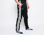 Tepláky Kappa Banda Astoria Snaps Slim Black/White
