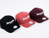 Kšiltovka Mitchell & Ness - Branded Pinscript Classic Red - Black/White