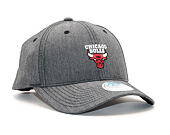 Kšiltovka Mitchell & Ness Poly Herringbone 110 Chicago Bulls Grey/Black Snapback