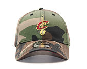 Kšiltovka New Era Camo Team Cleveland Cavaliers 9FORTY Black Camo/Cardinal Strapback