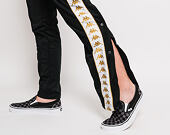 Tepláky Kappa Banda Astoria Snaps Slim Black/White/Gold